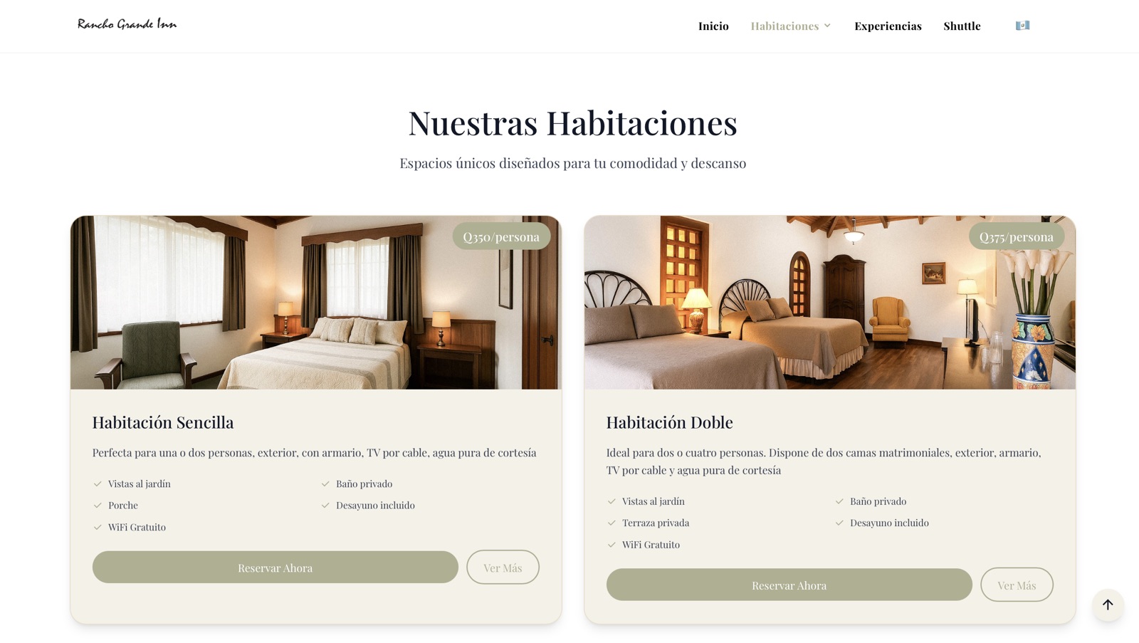 Mockup web Hotel Rancho Grande Inn 2